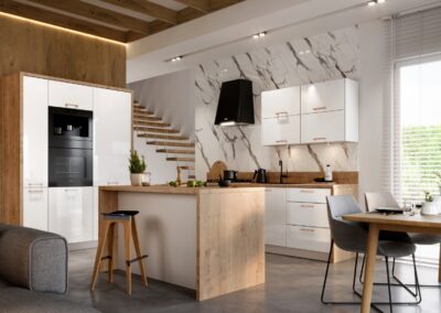 Gamme PREMIUM-Dénia-Blanc laqué brillant