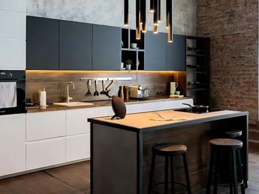 Gamme PREMIUM-Modèle Dénis-Noir-Mat-Laqué--linéaire Gamme PREMIUM-Modèle Dénis-Noir-Mat-Laqué--linéaire