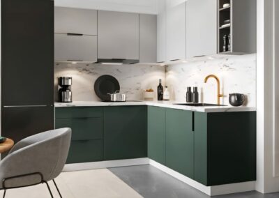 Cuisine-PREMIUM-Modèle Dénia Vert.